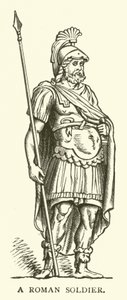 Um Soldado Romano (gravura) de English School