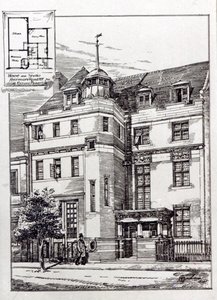 Um escultor Studio, 1892 de English School