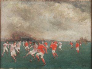 Um jogo de futebol, 1920 de English School