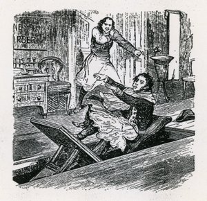 Uma corda de pérolas ou o amigo da rua da frota (1847), Britannia, Hoxton. Sweeney Todd de English School