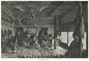 Uma escola tártara (gravura) de English School