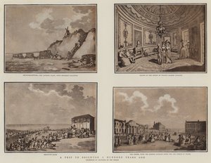 Uma Viagem a Brighton a Hundred Years ago (litho) de English School