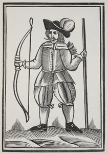 Um conto verdadeiro de Robin Hood, ilustração dos Chap-livros do século XVIII por John Ashton, bar. 1882 de English School
