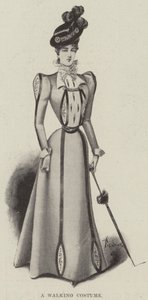 Um Traje Andante (litho) de English School