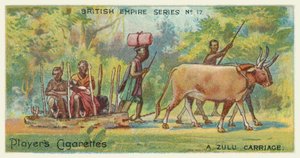 Uma carruagem zulu de English School