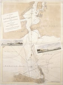 Uma carta do porto de Nova York, 1774-1779 de English School