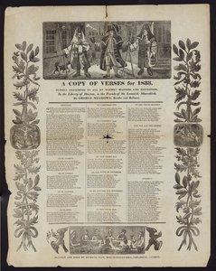 Uma cópia de versos para 1833