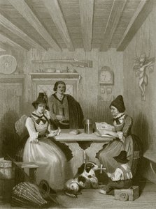 Uma cena familiar no Tirol de English School