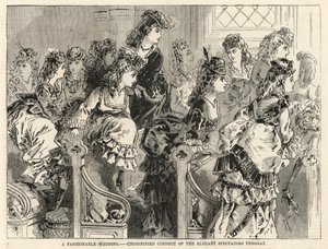 Um casamento na moda; Conduta indigna dos espectadores elegantes, então de English School