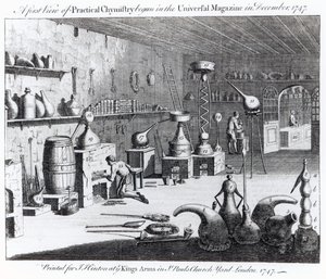 Uma primeira visão da Química Prática iniciada na Revista Universal em dezembro de 1747 de English School