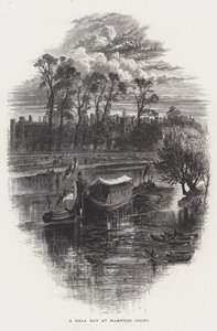 Um dia de gala em Hampton Court, Richmond upon Thames de English School