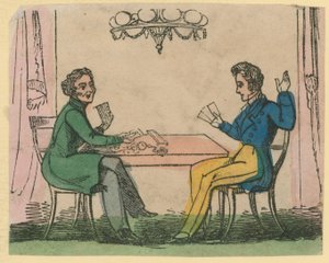 Um jogo de cartas de English School