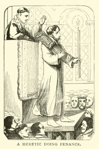 Um herege fazendo penitência de English School