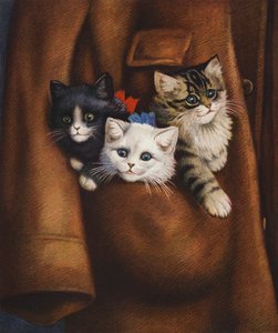 Um bolso cheio de vida (litografia a cores) de English School