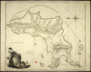 Um novo e preciso Mapa da Ilha de Carriacou nas Índias Ocidentais de English School