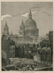 Um pio em St Pauls, Londres de English School