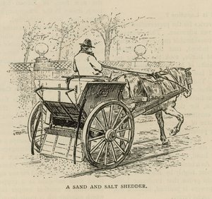 Um shedder de areia e sal de English School