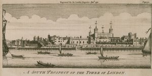 Uma perspectiva sul da Torre de Londres de English School