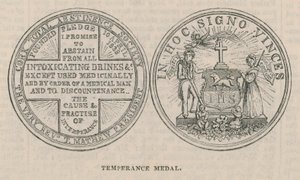 Uma medalha de temperança de English School