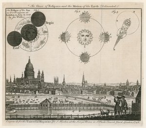 Uma visão de Londres. Publicado 1748 de English School