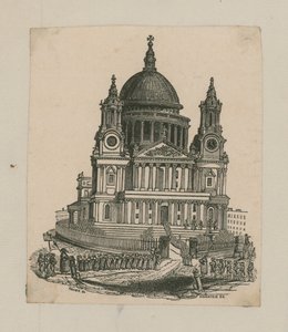 Vista, st, pauls, catedral de English School