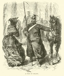 Uma visita de Uhlans, março de 1871 de English School