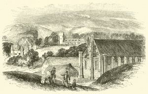 Abadia de Abbotsbury (gravura) de English School