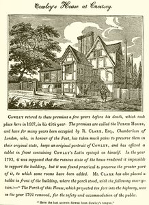 Casa de Abraham Cowleys em Chertsey