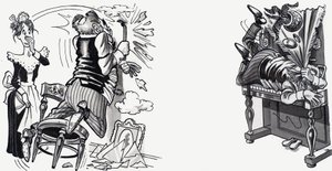 Desenhos animados de acidentes de English School
