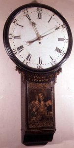 Relógio da Lei do Parlamento, de Thomas Moore (fl.1720-89), Ipswich, meados do século XVIII de English School