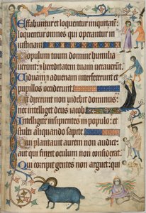 Acrescentar. 42130 , f.169, Salmo 93, cenas de homicídio, de 