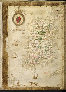 Acrescentar. 62540, ff.3v-4, Mapa da Grã-Bretanha e Irlanda, de 