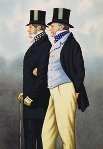 Almirante Henry John Rous (1795-1877) e George Payne (1803-78), Padres da Relva (wc no papel)
