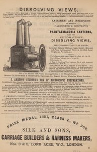 Anúncio para Lanternas de fantasmagoria de English School
