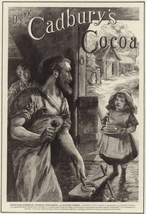 Anúncio para o chocolate cacau de Cadburys
