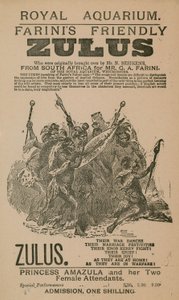 Propaganda para Farinis Friendly Zulus de English School