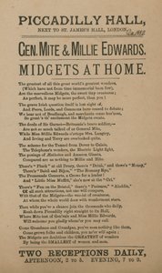 Anúncio para o general Mite e Millie Edwards de English School