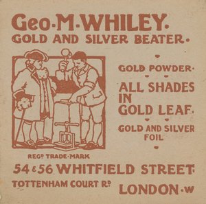Anúncio para George M Whiley de English School