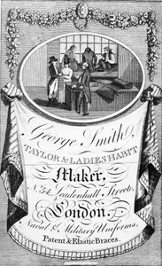 Propaganda para George Smith, Taylor e Ladies Habit Maker de English School