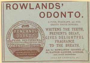 Anúncio para Rowlands Odonto de English School