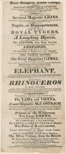 Propaganda para o Menagerie Real, Exeter Change de English School