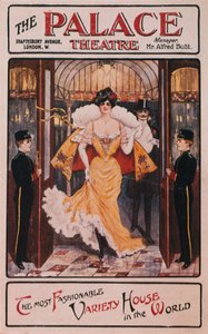 Propaganda para o teatro do palácio de English School