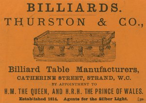 Anúncio para Thurston & Co de English School