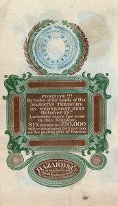 Anúncio para última loteria de English School