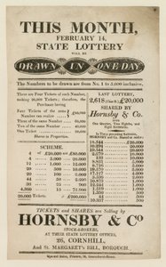 Propaganda para loteria estadual de English School