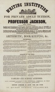 Propaganda para a instituição de redação de English School