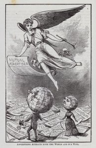 A publicidade atrai tanto o mundo como a sua esposa (gravura) de English School
