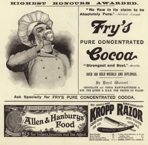 Divulgação de publicidade do The Graphic Christmas Number 1896 de English School