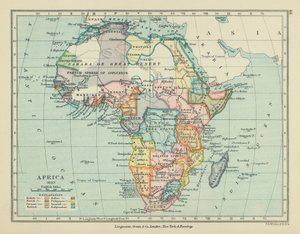África (litografia a cores) de English School