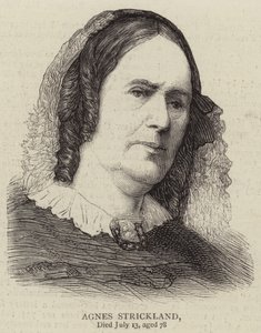 Agnes Strickland (gravura) de English School
